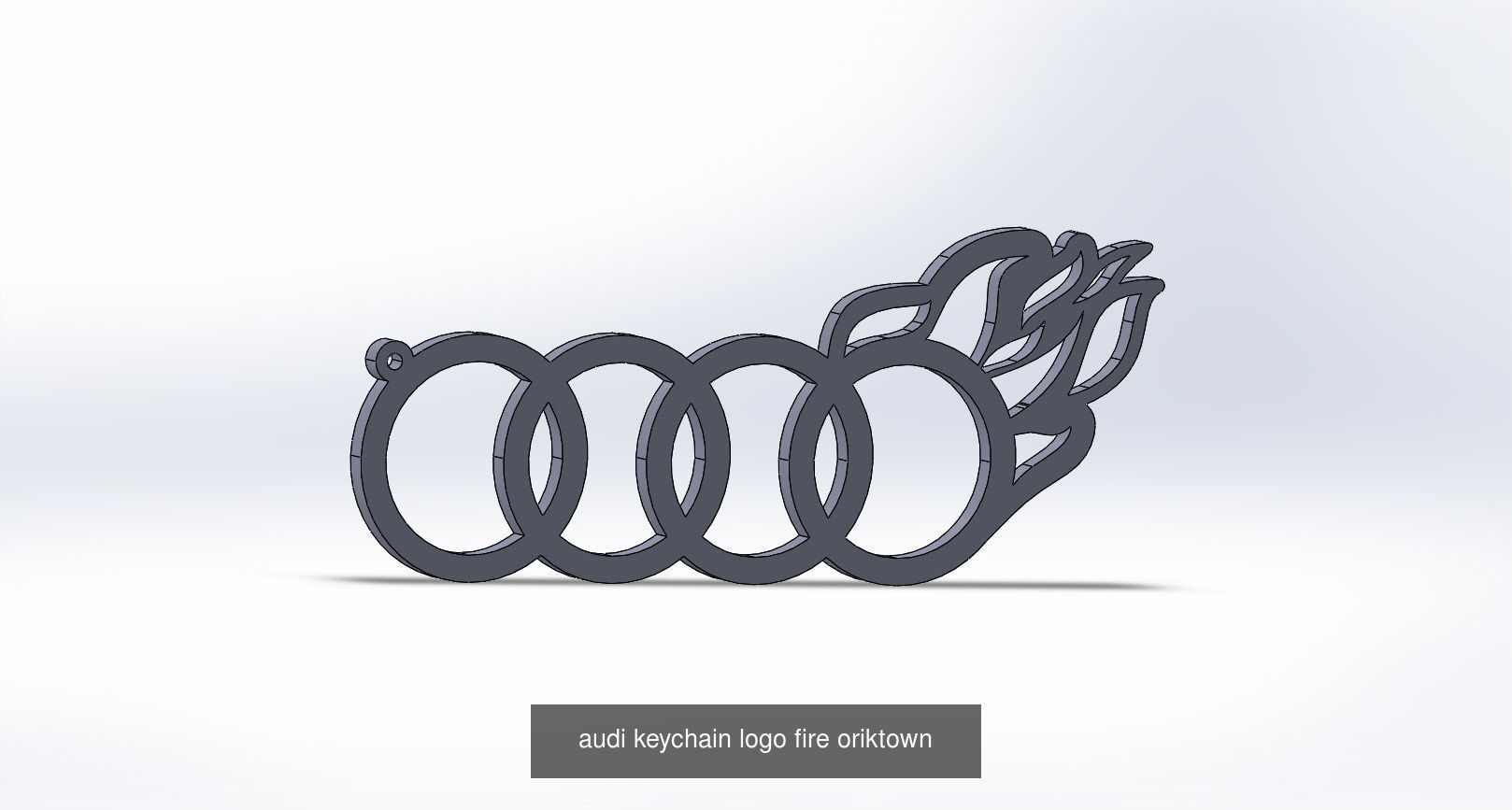 Audi keychains 3D Model Collection_3