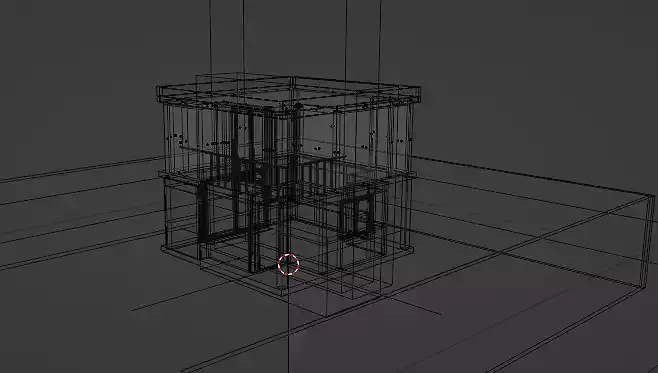 building model house with balcony