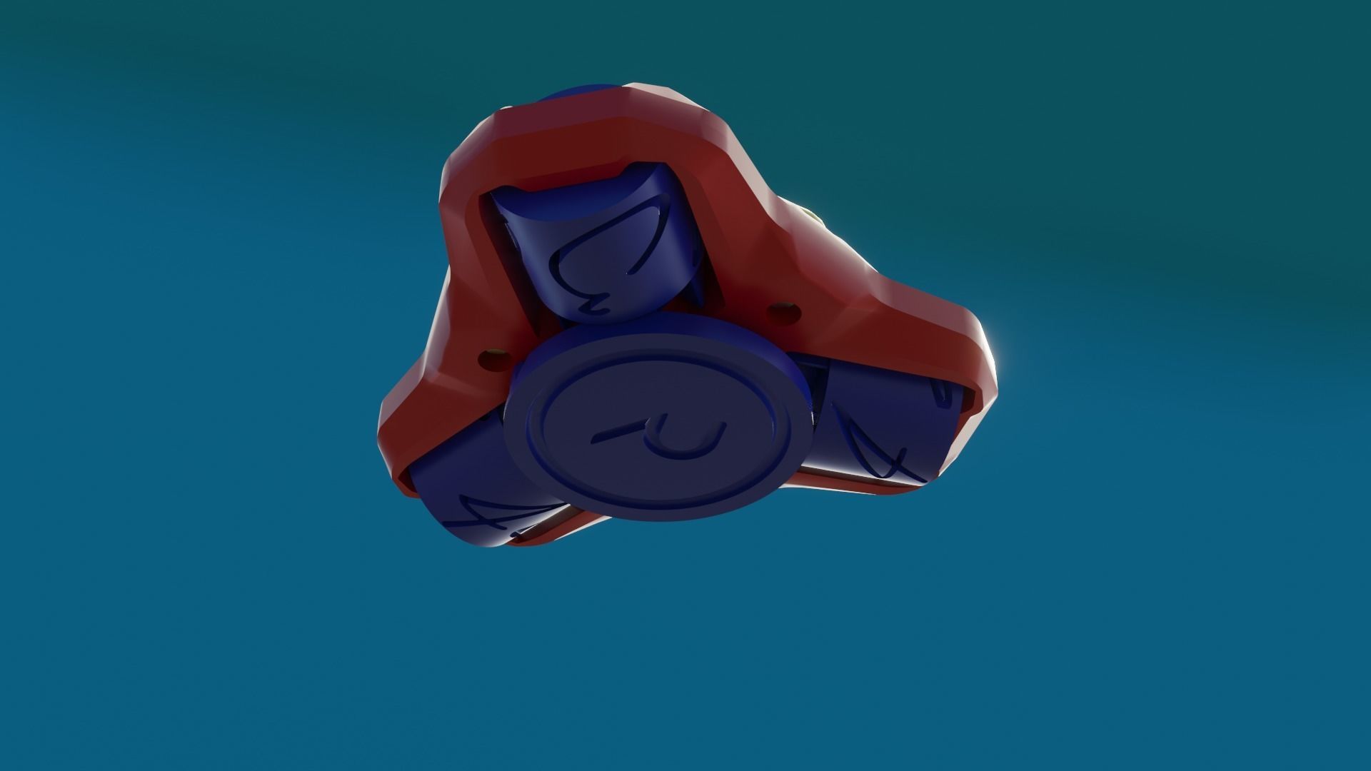 Mechanical Dice Geneve Fidget SPinner 3D Printable 3D print model_9