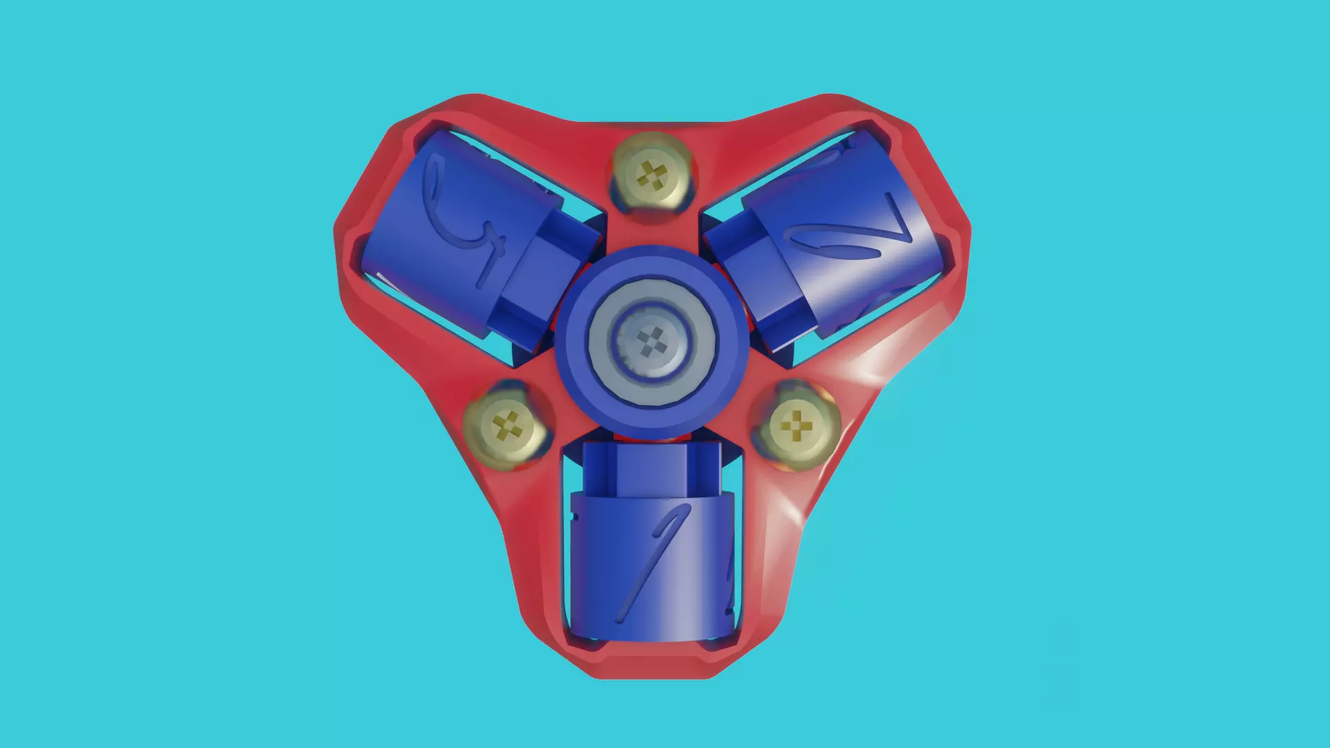 Mechanical Dice Geneve Fidget SPinner 3D Printable 3D print model_0