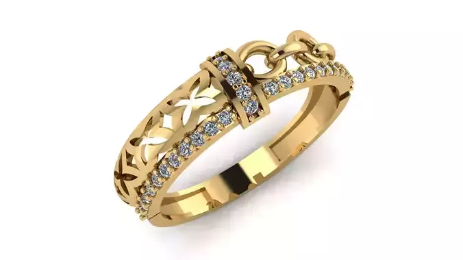 wedding Ring cocktail gemstone printable collection F 008