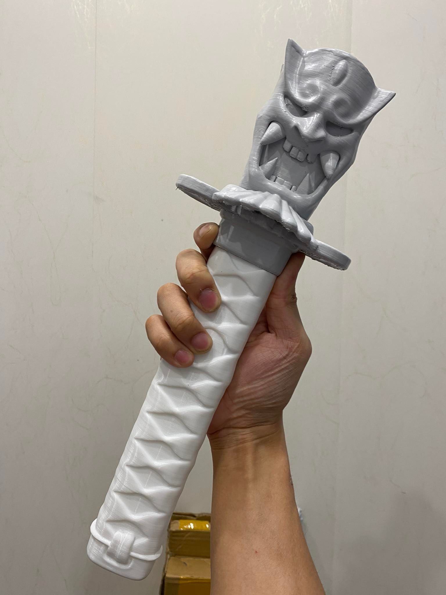 Valorant oni katana Free 3D print model_2