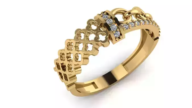 wedding Ring cocktail gemstone printable collection F 012