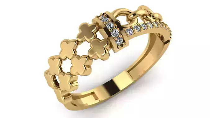 wedding Ring cocktail gemstone printable collection F 014