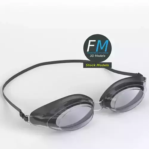 Swim goggles 3D model