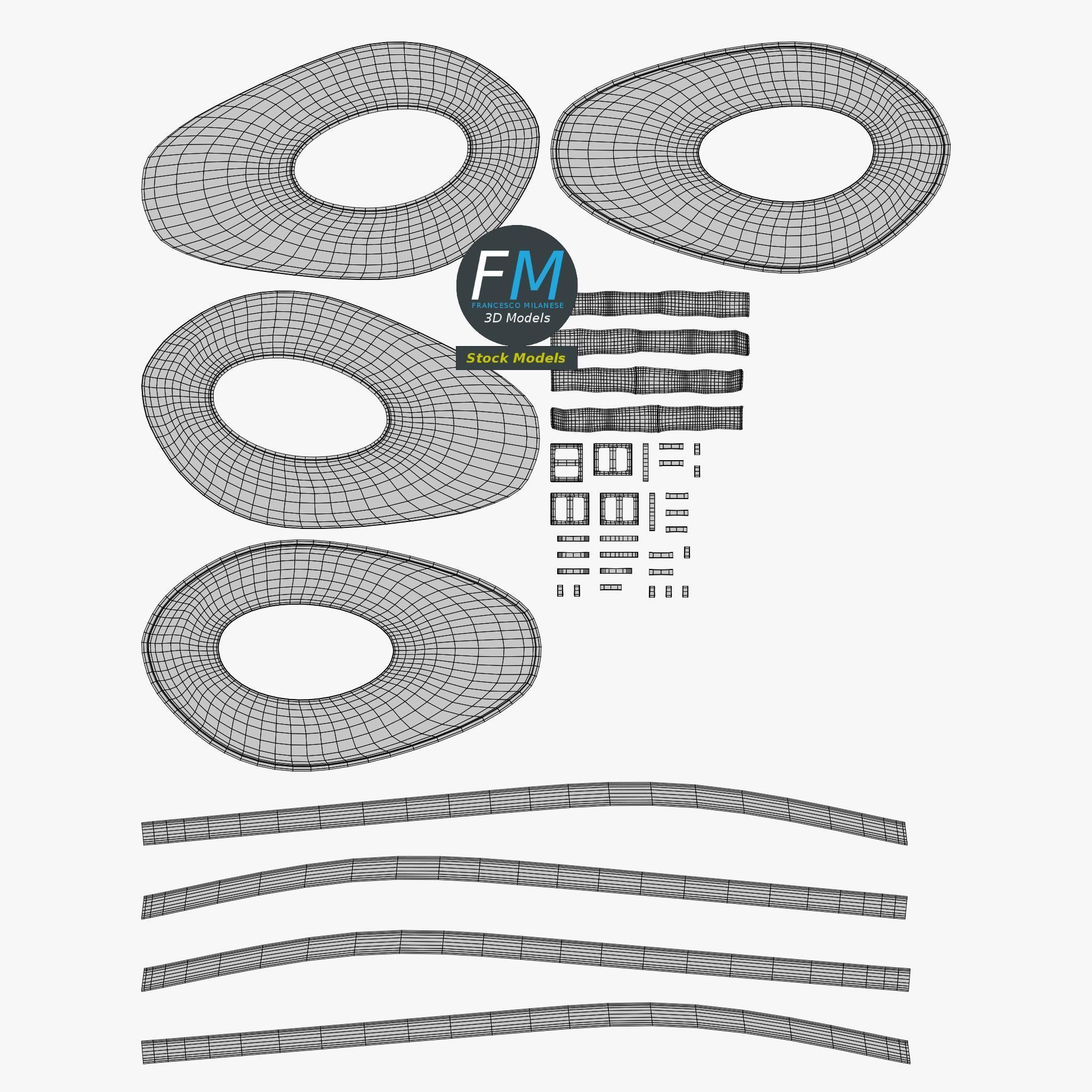 Swim goggles 3D model_11