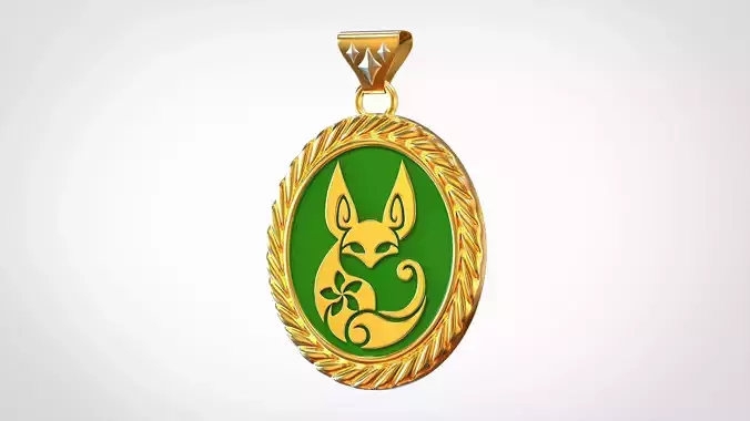 Vulpes Zerda Pendant 3D print model