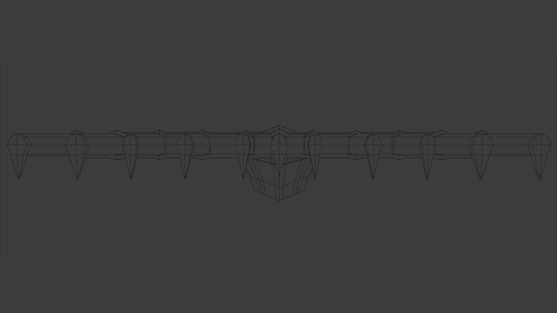 Basic Rake Low-poly 3D model_10