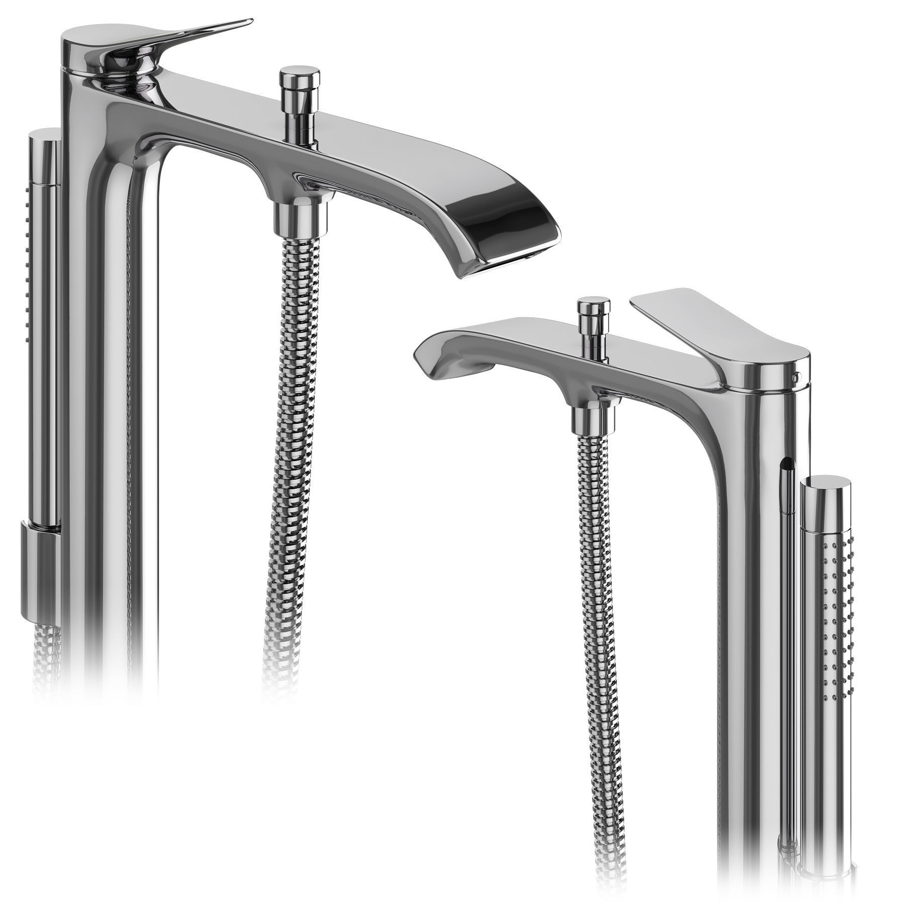 Faucets and shower systems Hansgrohe set 172 3D model_4