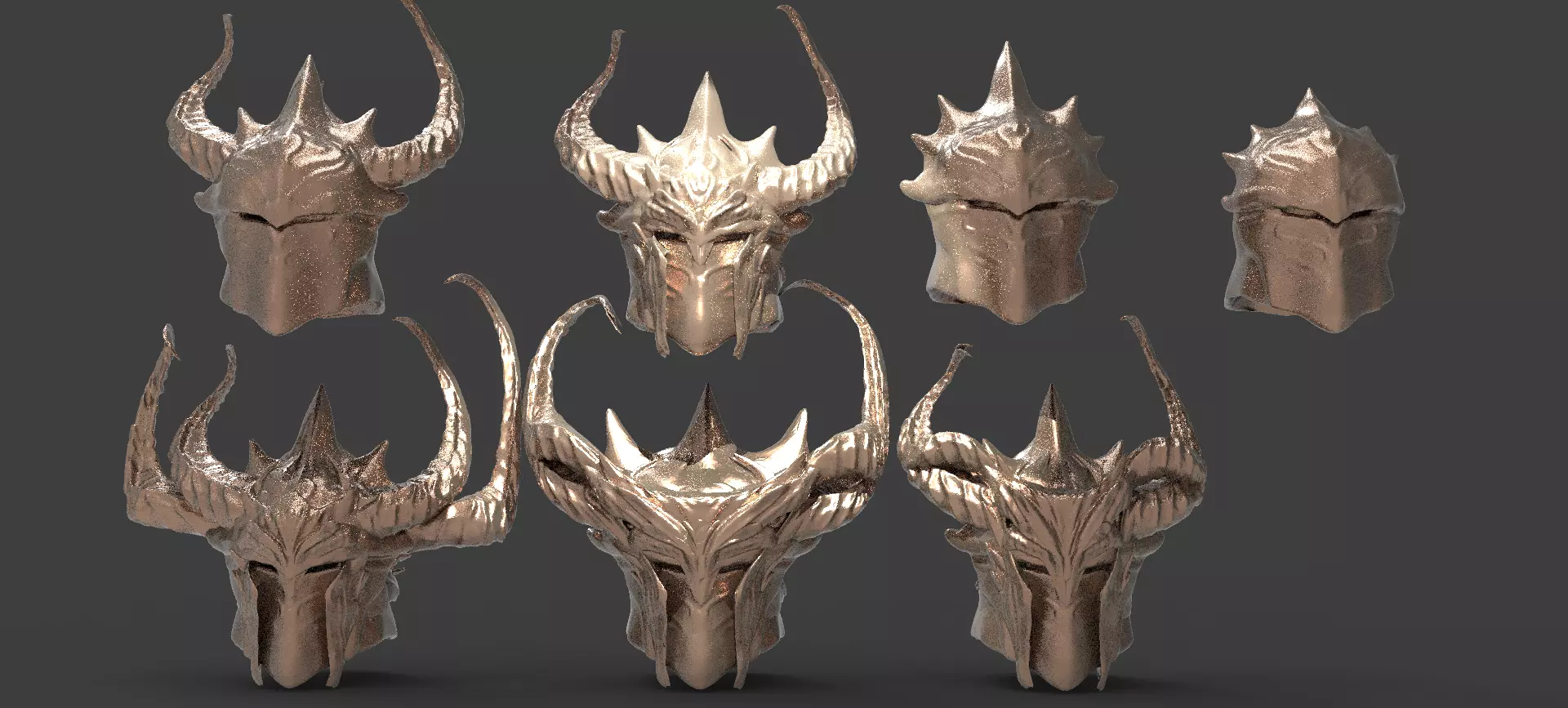 Thule Viking helmet Full collection 1 3D model_0