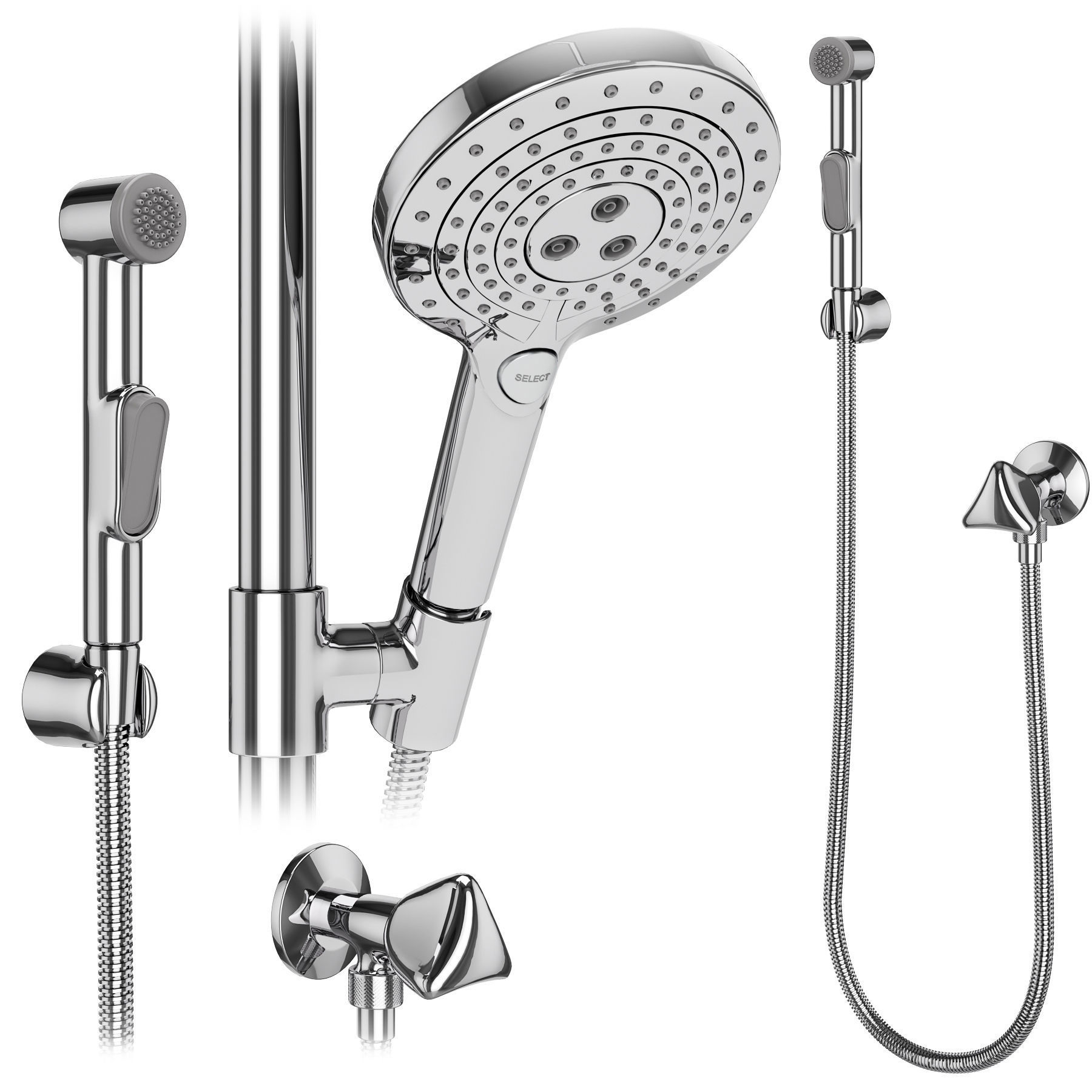 Faucets and shower systems Hansgrohe set 176 3D model_4