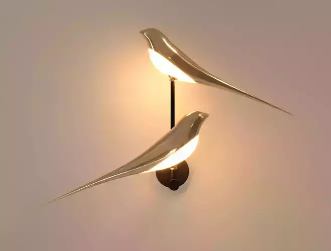 Birds wall light