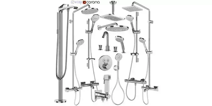 Faucets and shower systems Hansgrohe set 179
