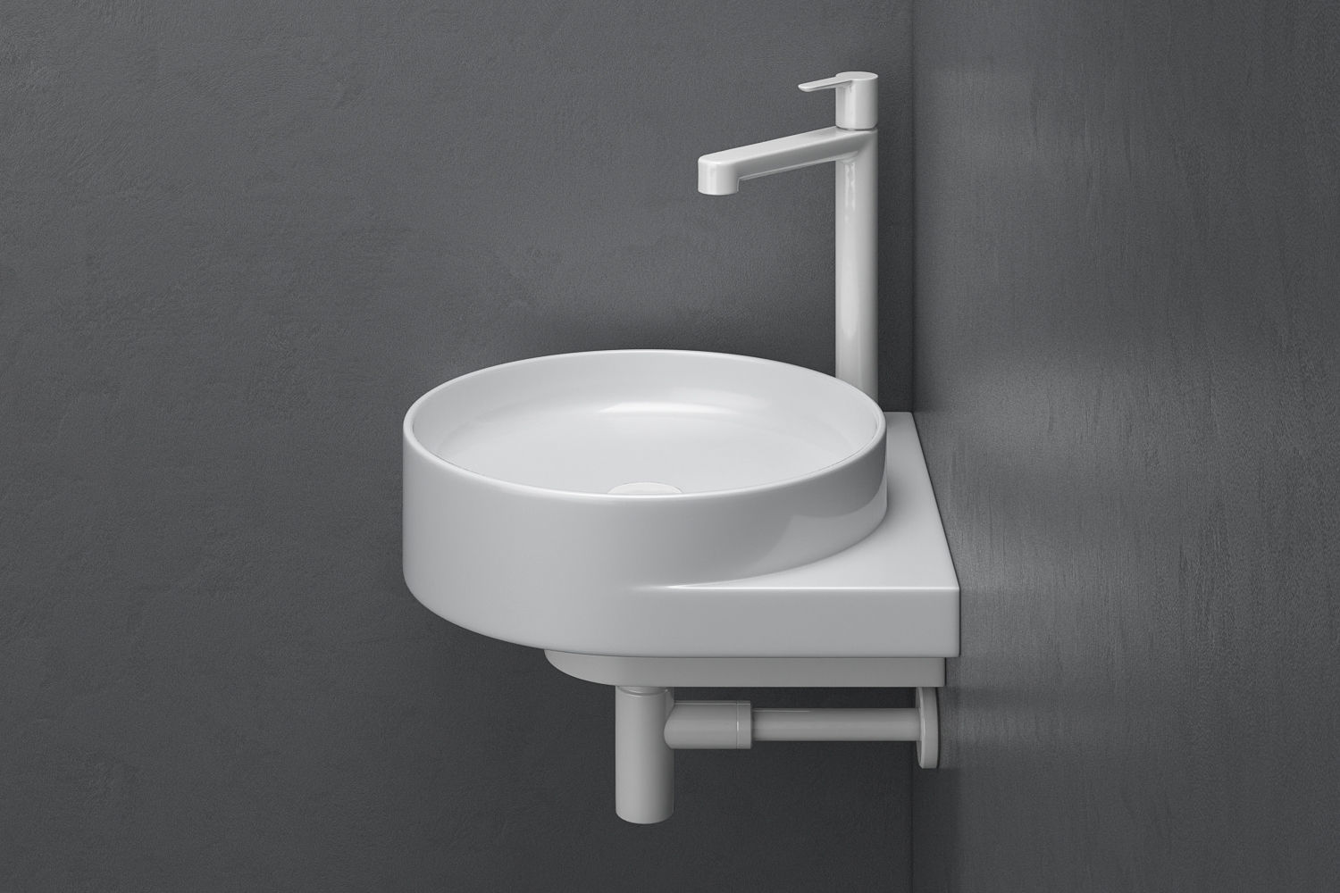 Washbasins Ravak Yard 3D model_10