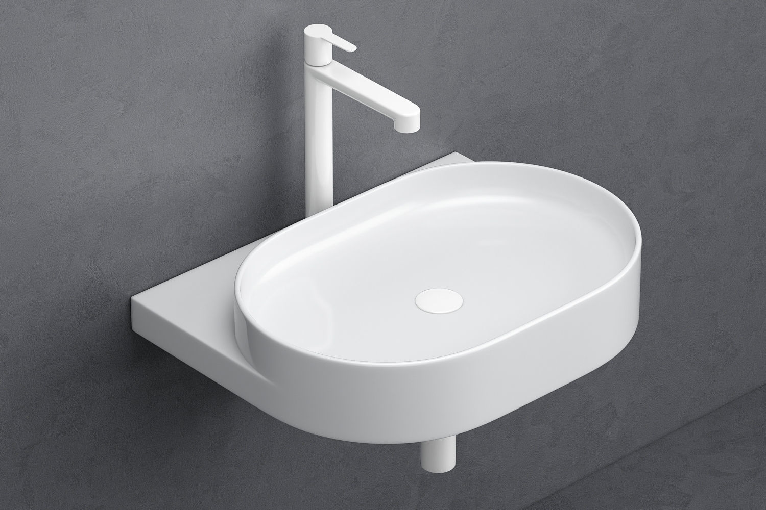 Washbasins Ravak Yard 3D model_19