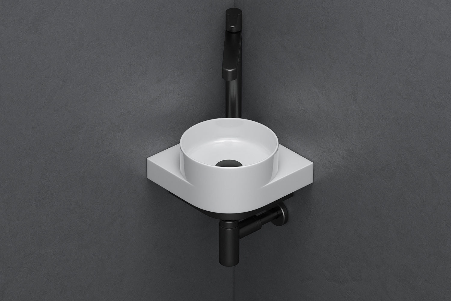 Washbasins Ravak Yard 3D model_12