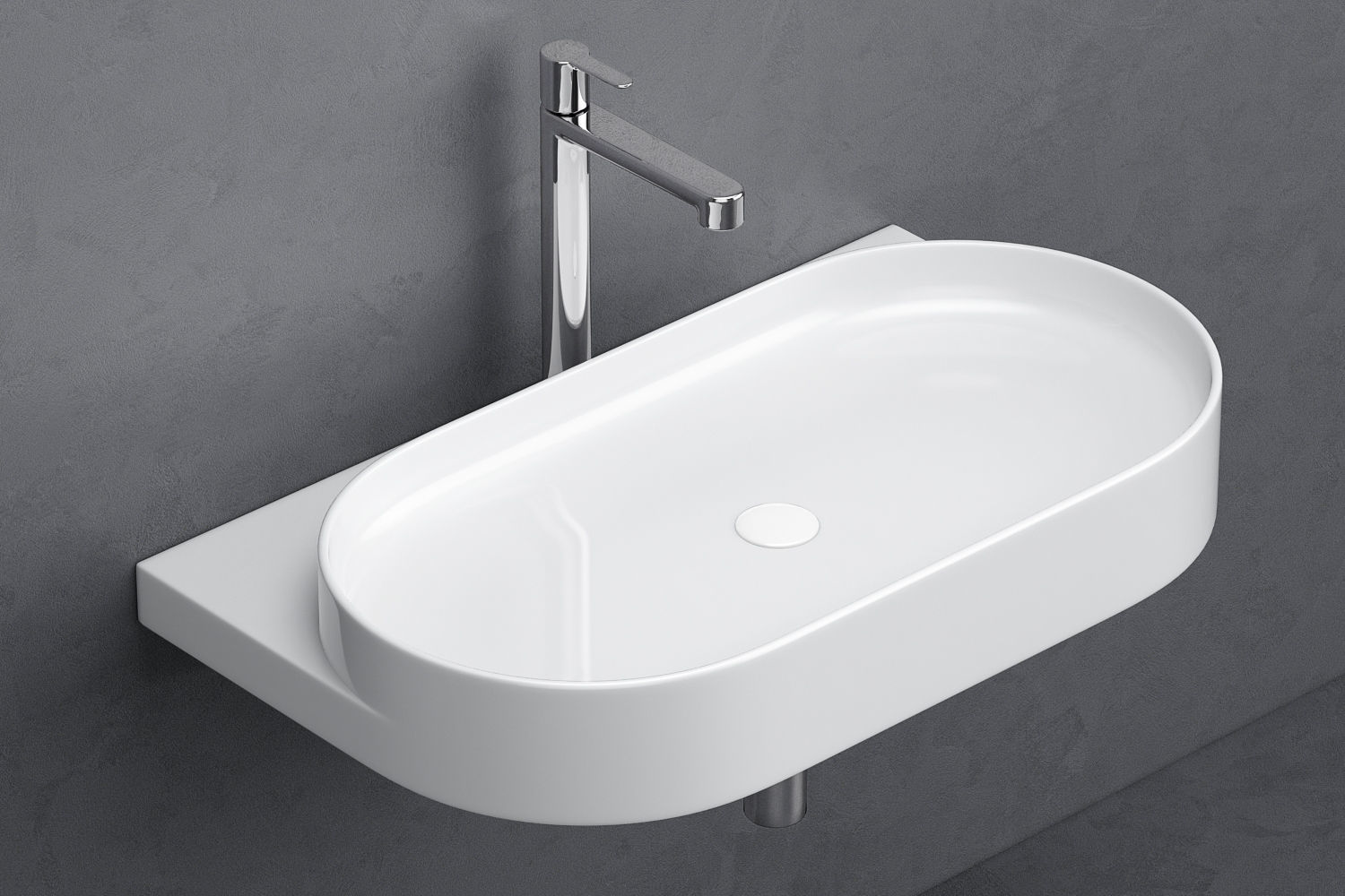 Washbasins Ravak Yard 3D model_7