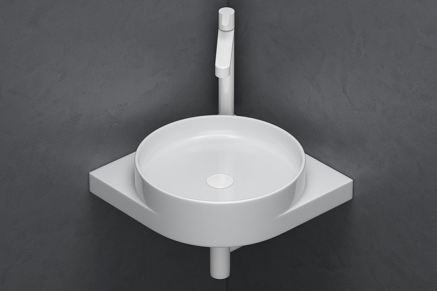 Washbasins Ravak Yard 3D model_9