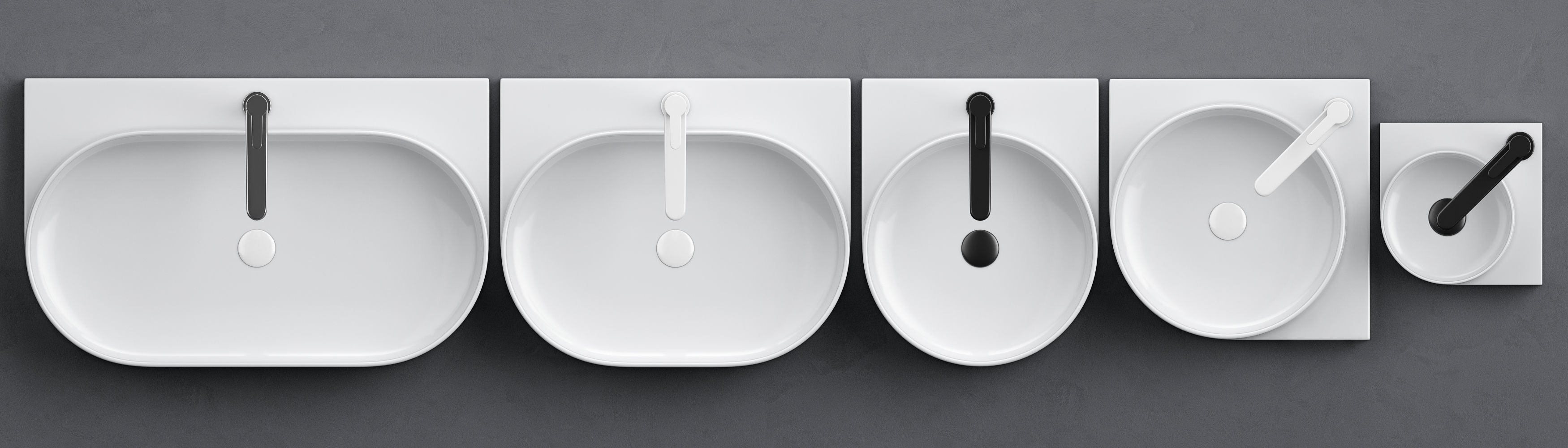 Washbasins Ravak Yard 3D model_15