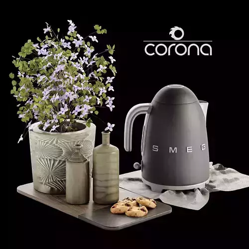 accessories kitchen smeg 3D model