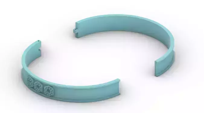 HEXAGONAL DIAMOND ENAMEL BANGLE JEWELRY