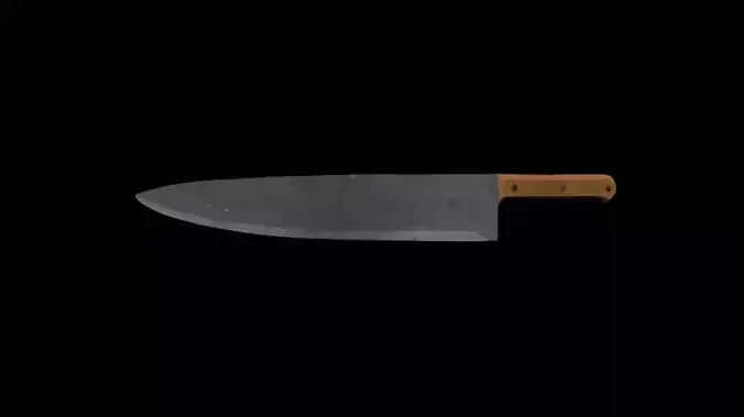 Butcher Knife 3d Model
