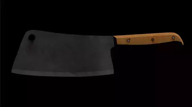 Butcher 3d Square Knife