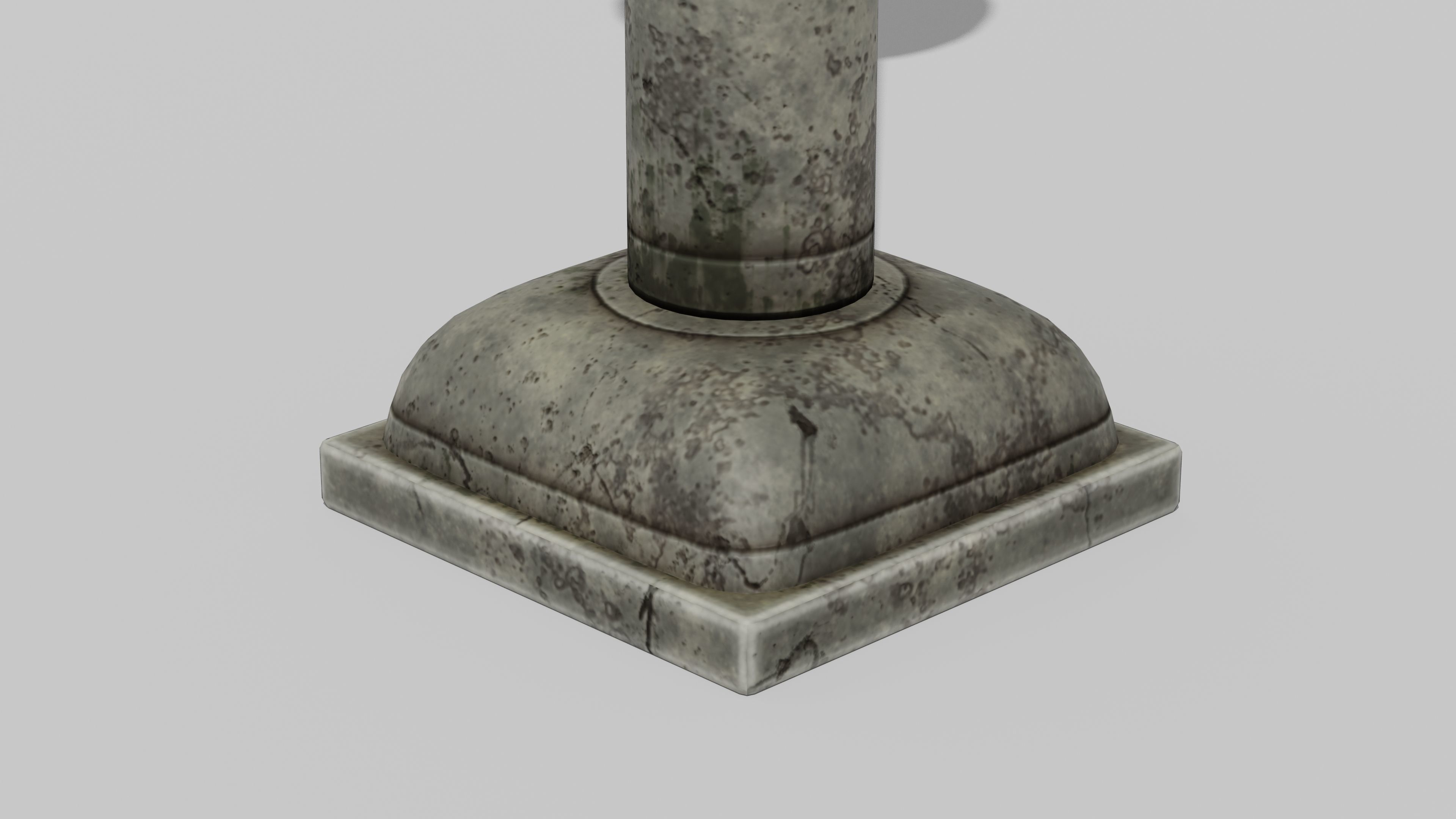 Japanese Furniture Kit - Outdoor Lamp A Low-poly 3D model_4