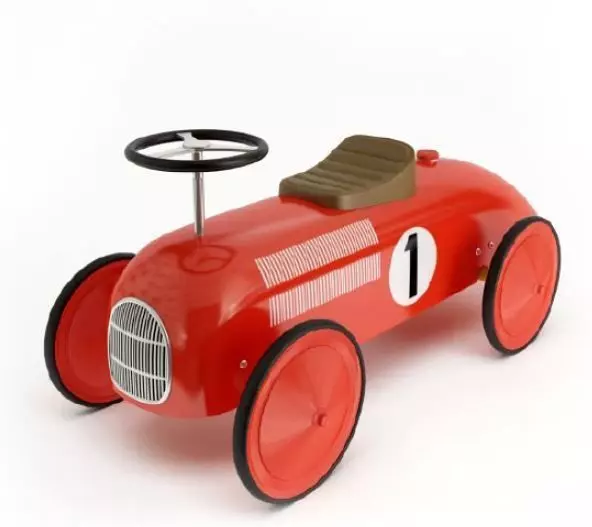 Red Car 3D model_0