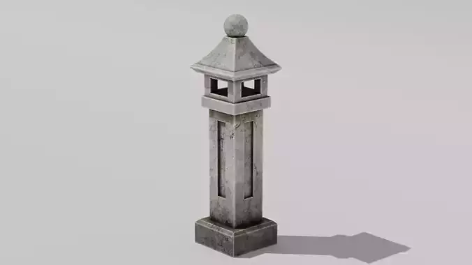 Japanese Furniture Kit - Outdoor Lamp B