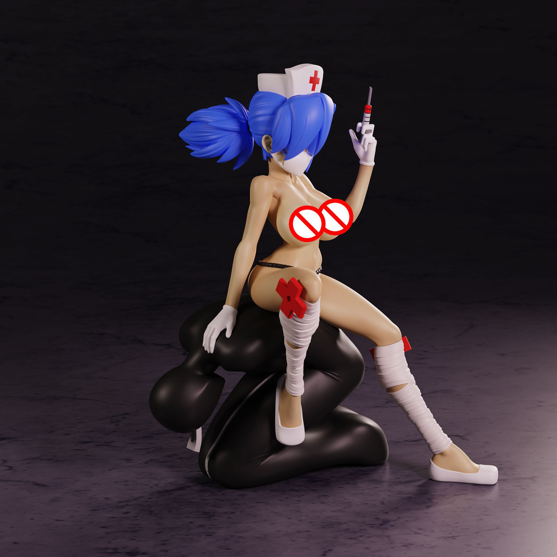 Skullgirls Valentine 3D print model_14