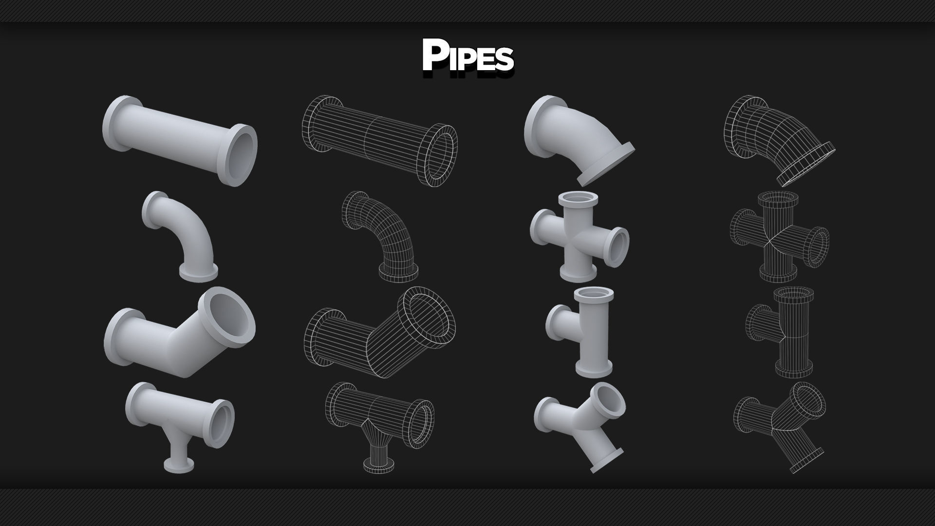 110 Factory Environment Props - KITBASH - VOL 02 3D model_16