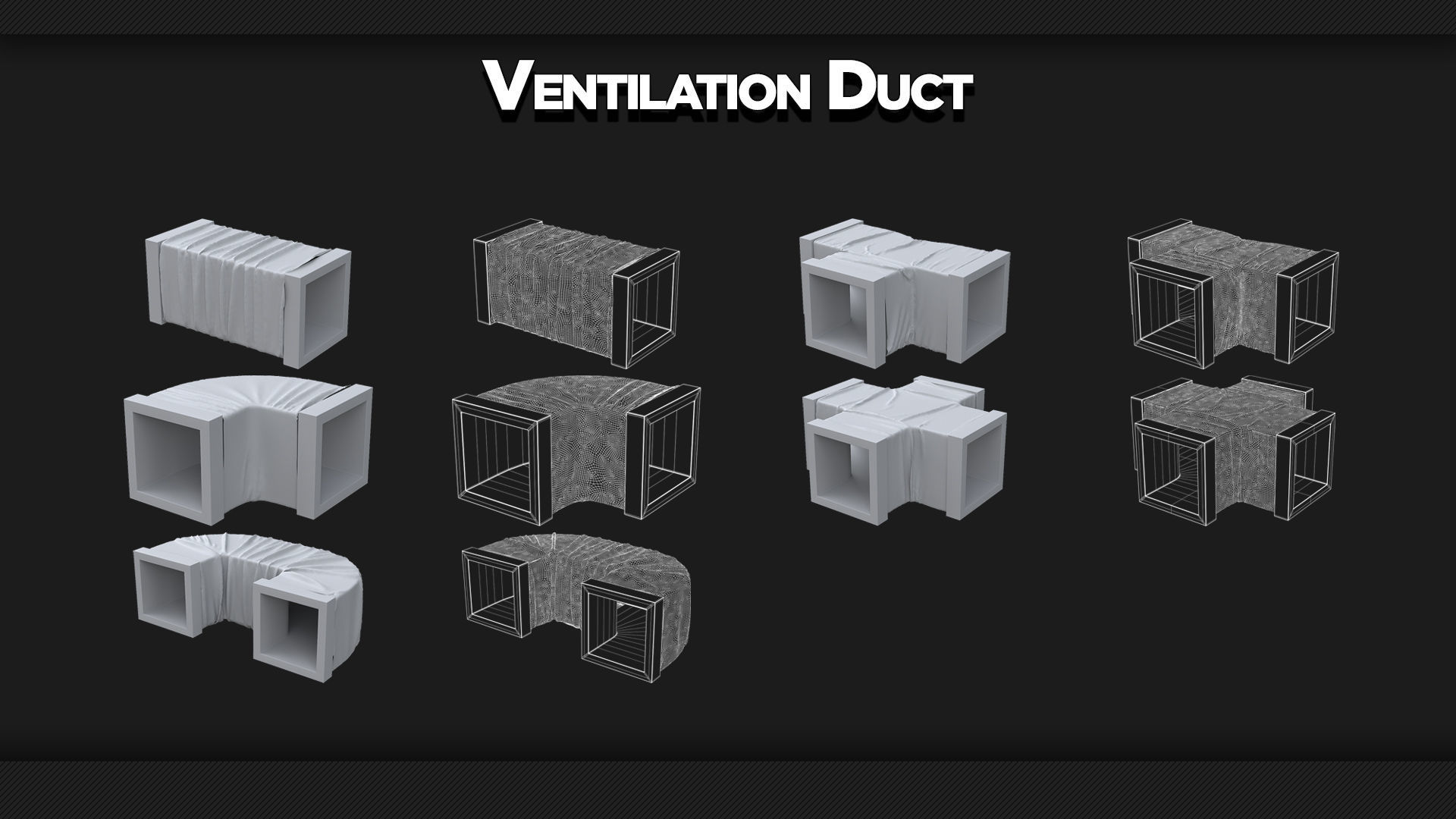 110 Factory Environment Props - KITBASH - VOL 02 3D model_6