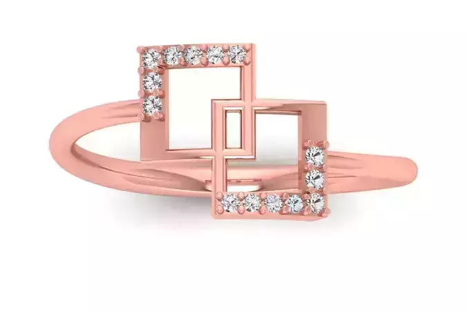 Solitaire Wedding Engagement Women Ring 3dm STL OBJ FBX Details