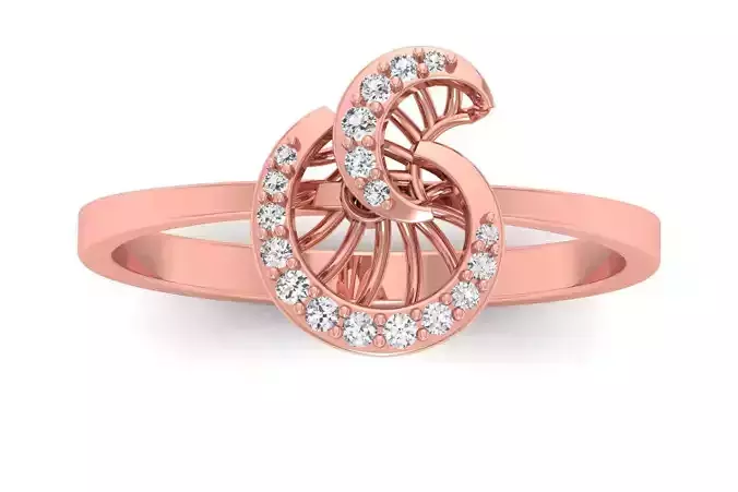 Solitaire Wedding Engagement Women Light Weight Rings