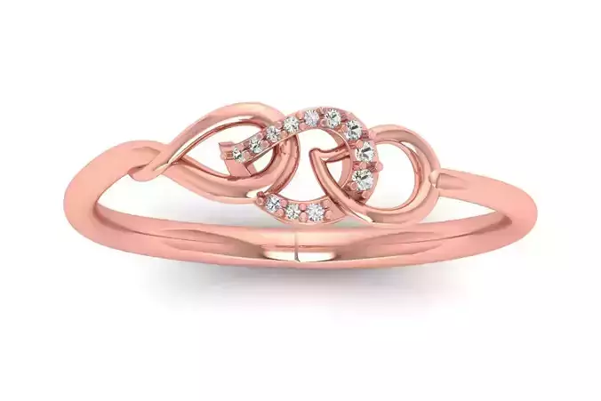 Solitaire Wedding Engagement Women Light Weight Rings