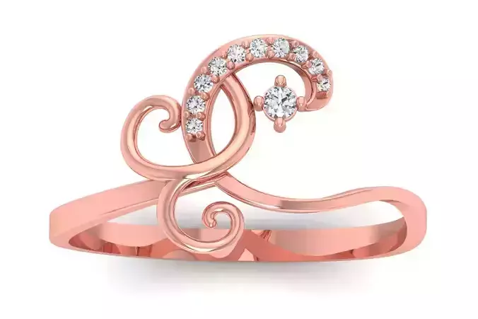 Solitaire Wedding Engagement Women Light Weight Bypass Rings