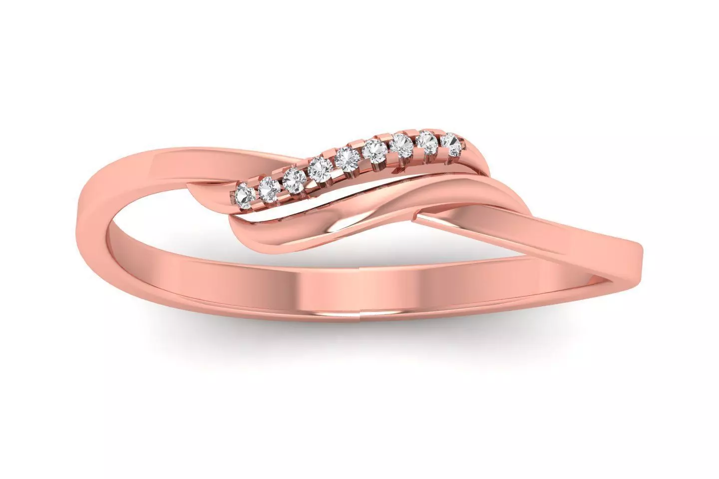 Solitaire  Engagement Women Light Weight Rings 3D print model_0