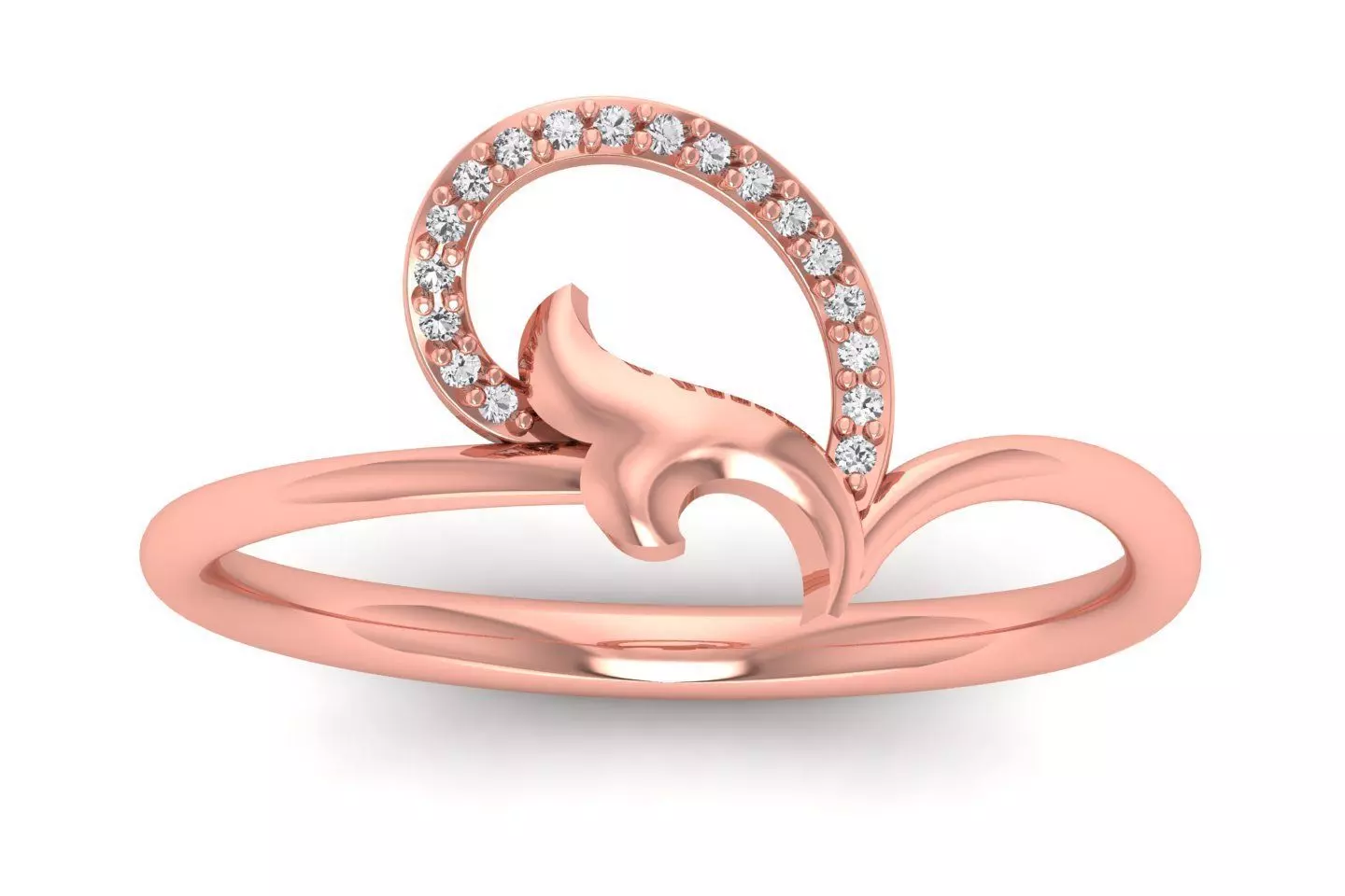 Solitaire Wedding Engagement Women Light Weight Rings 3D print model
