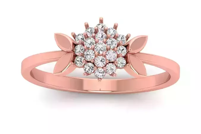 Solitaire Wedding Engagement Women Light Weight Rings