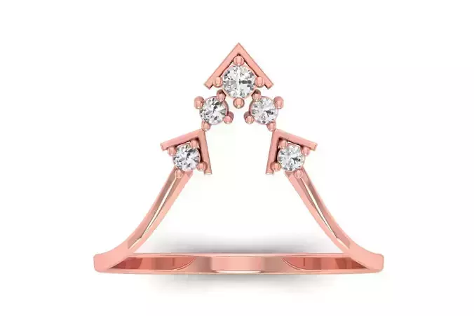 Solitaire Wedding Engagement Women Light Weight Rings