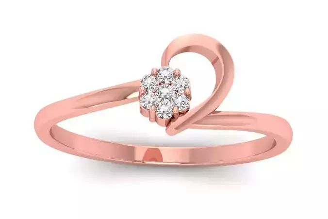 Solitaire Wedding Engagement Band Light Weight Rings