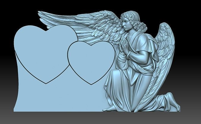Grieving Angel 3D print model