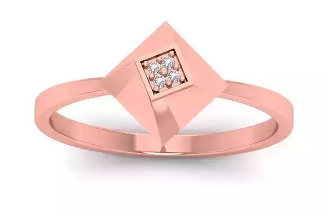 Solitaire Wedding Engagement Band Light Weight Rings