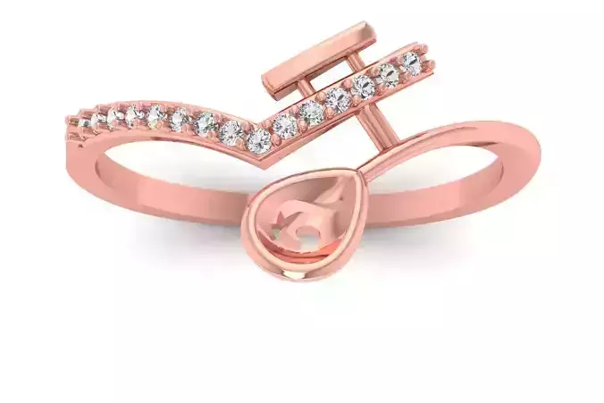 Solitaire Wedding Engagement Women Light Weight Rings