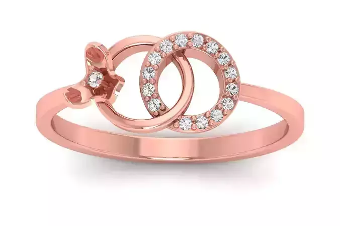 Solitaire Wedding Engagement Women Light Weight Rings