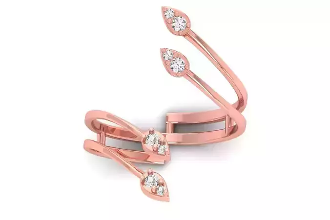 Solitaire Wedding Engagement Women Light Weight Rings