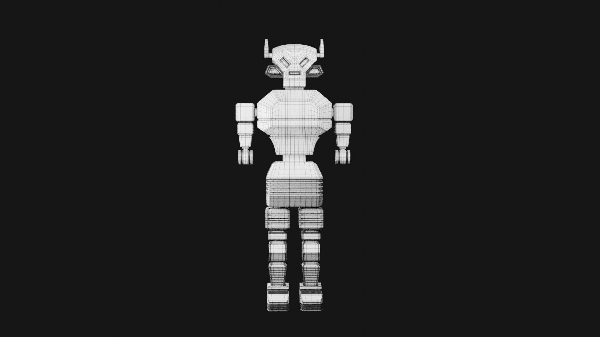 Robot Character RC05 3D print model_8