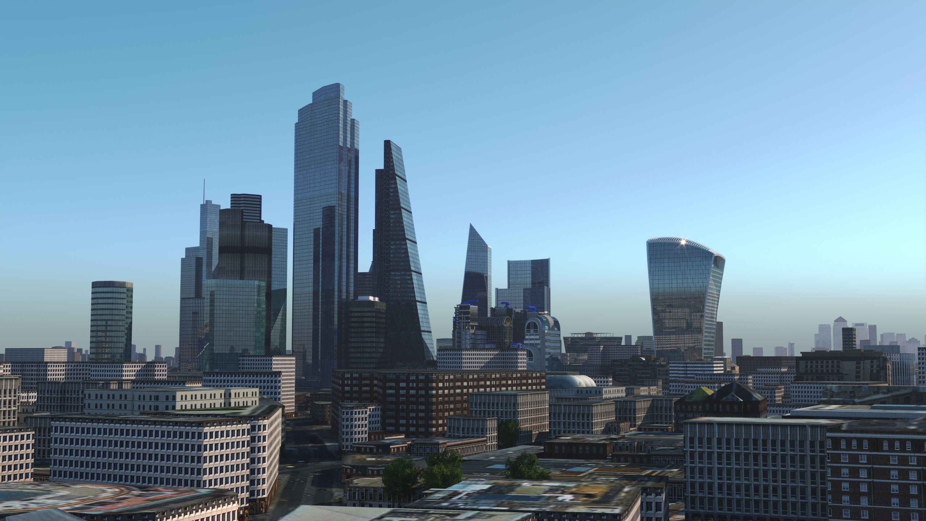 London and river thames 3D model_22
