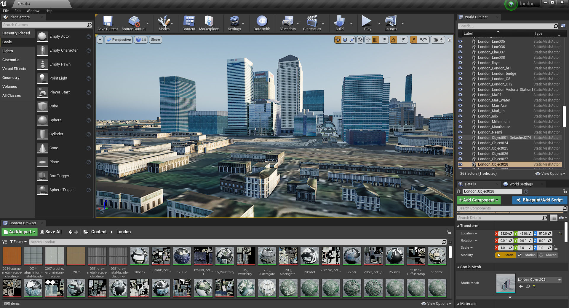 London and river thames 3D model_45